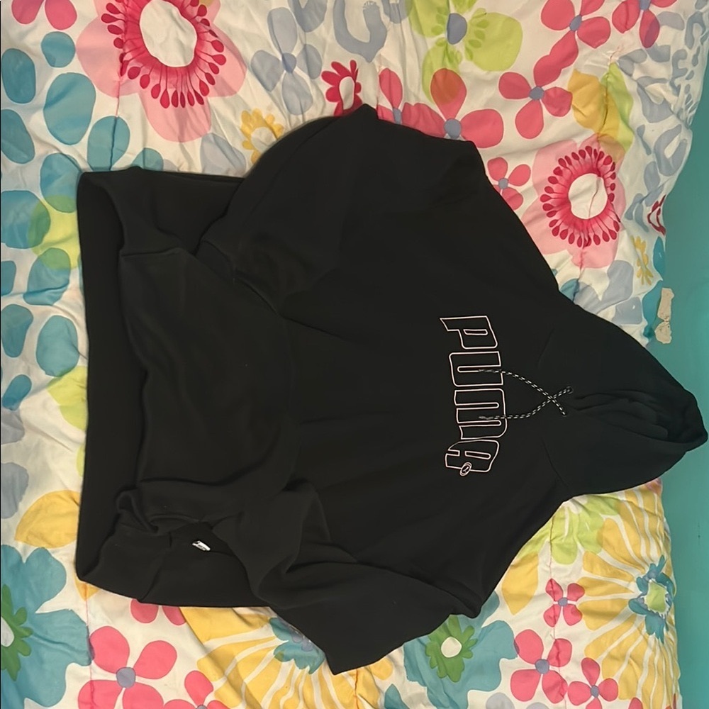 Puma Black Pullover Hoodie